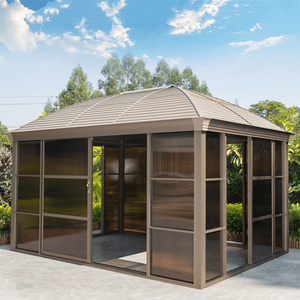 Sürgülü kapılı 3x4M Alüminyum çardak evi